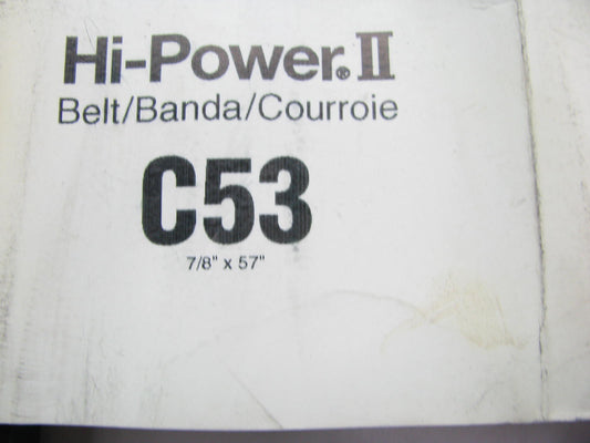 Gates C53 Industrial Accessory Drive Belt - 7/8'' X 57''