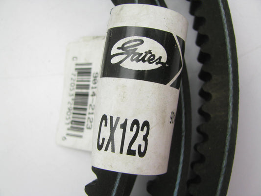 Gates CX123 Industrial Cogged Accessory Drive Belt - 0.875'' X 127''