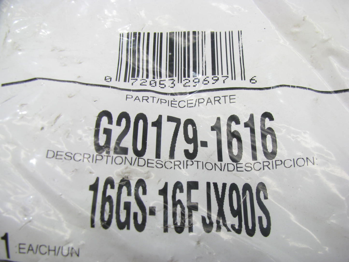 Gates G20179-1616 Hydraulic Fitting 90 Deg Fem 37 Deg GS G-20 1'' Hose 1-5/16''-12
