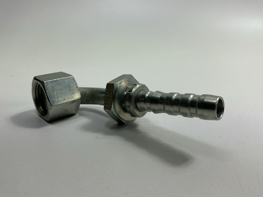 Gates G20239-0606 Hose Fitting Female Flat-Face O-Ring Swivel, 90° Angle 3/8'' ID
