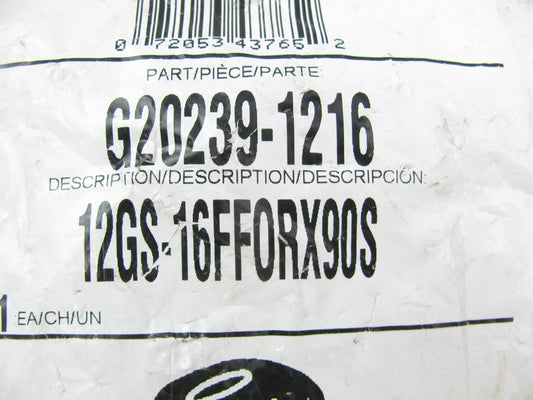 Gates G20239-1216 Hydraulic Fitting 90 Bent Tube Female Swivel GS G-20 3/4'' Hose