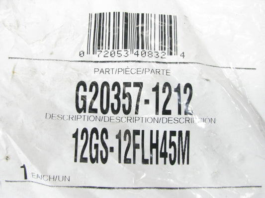 Gates G20357-1212 Hydraulic Fitting 45 Bent Tube Code 62 GS G-20 3/4'' Hose