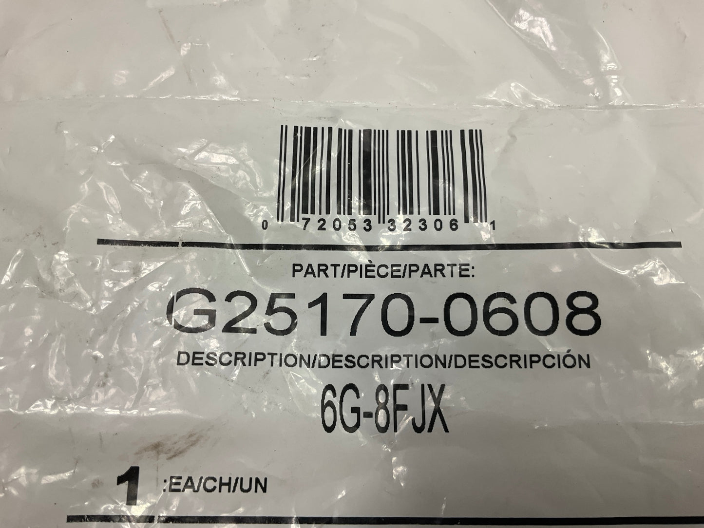 Gates G25170-0608 Female JIC 37° Flare Swivel Hydraulic Fitting, 3/8'' - 6G-8FJX