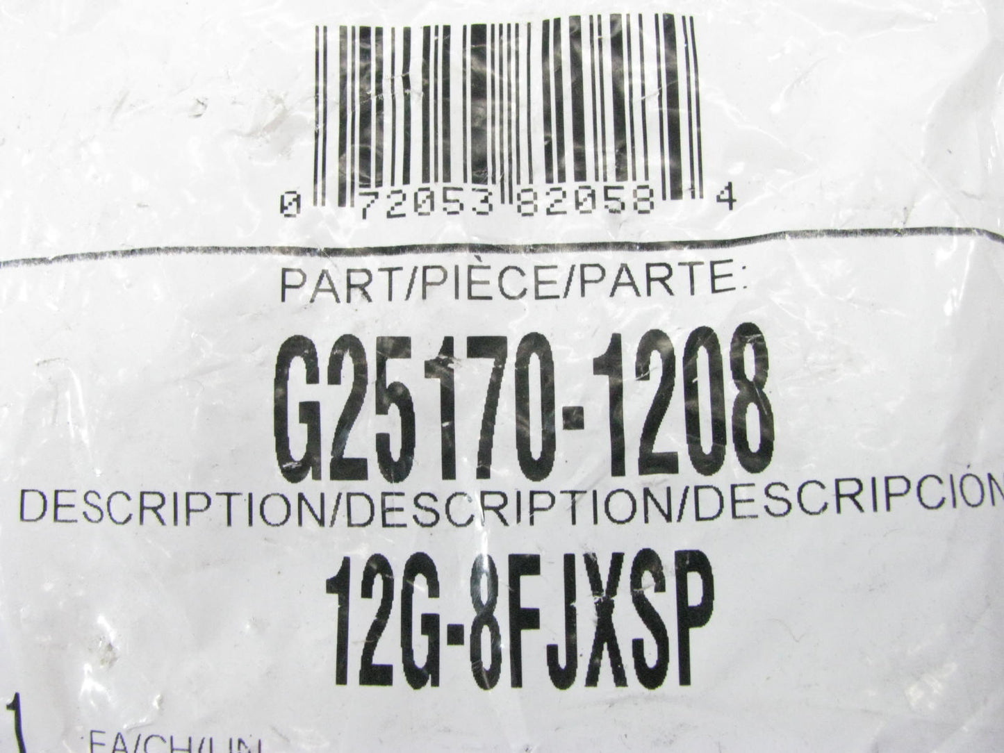 Gates G25170-1208 Hydraulic Fitting Straight Female JIC 37 Flare Swivel 3/4 Hose