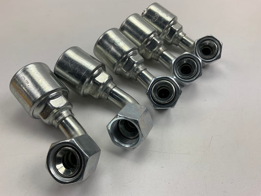 5 Gates G25179-0808 90 Degree Bent Tube Female JIC 37 Deg Flare Swivel Fittings