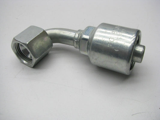 Gates G25179-0808 90 Degree Bent Tube Female JIC 37 Deg Flare Swivel Megacrimp