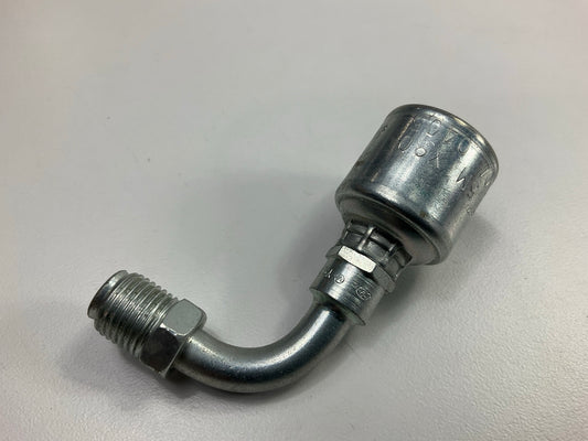 Gates G25504-0405 90 Degree SAE Male Inverted Swivel Hydraulic Fitting 1/4'' Hose