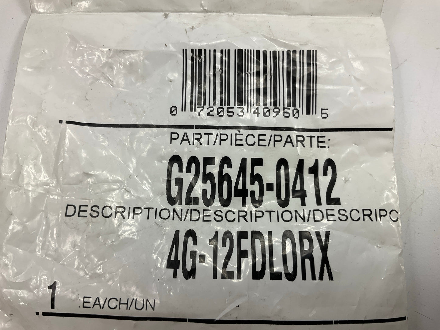Gates G25645-0412 Female DIN 24° Cone Swivel 1/4'' Hydraulic Fitting, 4G-12FDLORX
