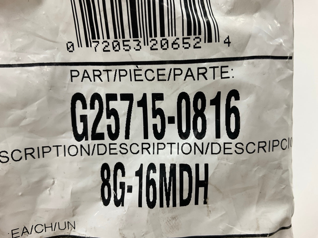 Gates G25715-0816 Male DIN 24° Cone Hydraulic Fitting 1/2'' Hose - 8G-16MDH