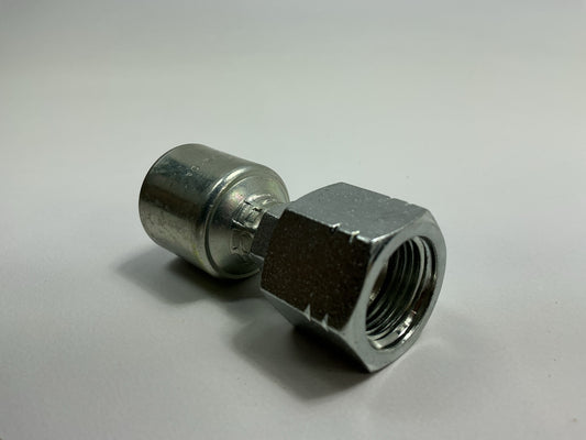 Gates G25910-0406 Female Komatsu Japanese Metric Swivel Hydraulic Fitting, 1/4''