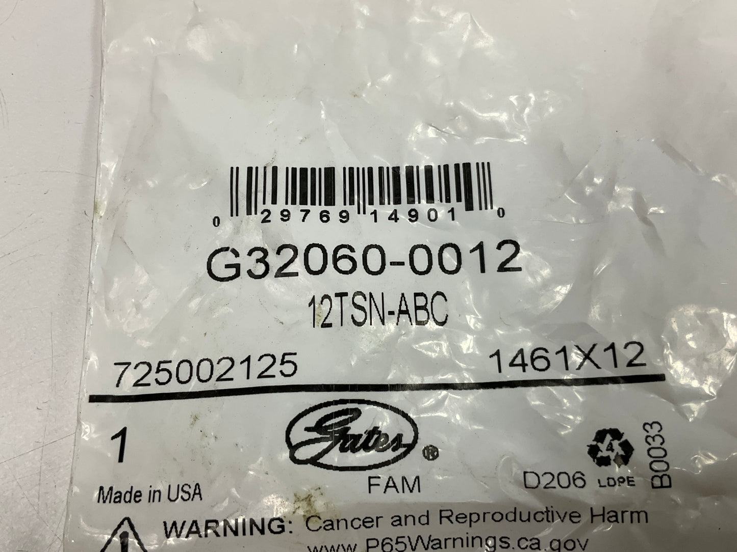 (10) Gates G32060-0012 Air Brake Tube Sleeve Nut, 3/4'', 12TSN-ABC