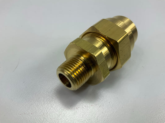 Gates G33100-0806 Air Brake Couplings To Male Pipe With Nut And Sleeve 1/2 X 3/8