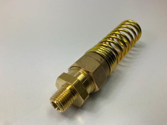 Gates G33110-0604 Air Brake Couplings To Male Pipe With Spring Guard, 1/4''-18
