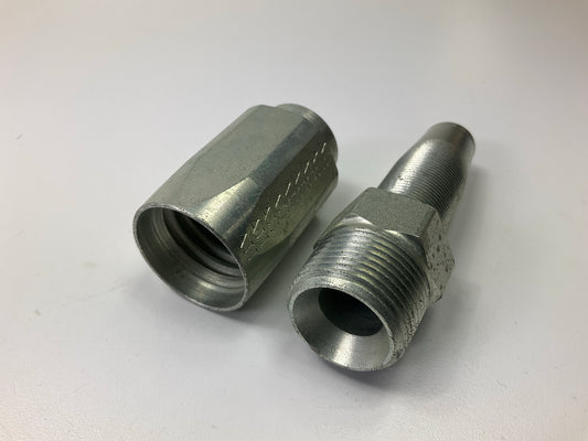 Gates G34100-1212 Hydraulic Hose End Fitting Coupler For 5/8'' ID Hose