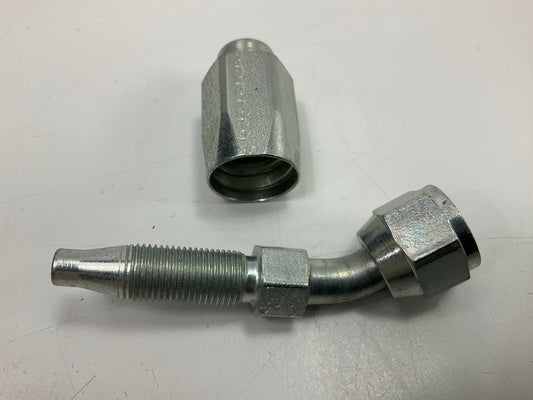 Gates G34211-0505 Dual Seat Female JIC 37/SAE 45 Flare Swivel Hose Fitting