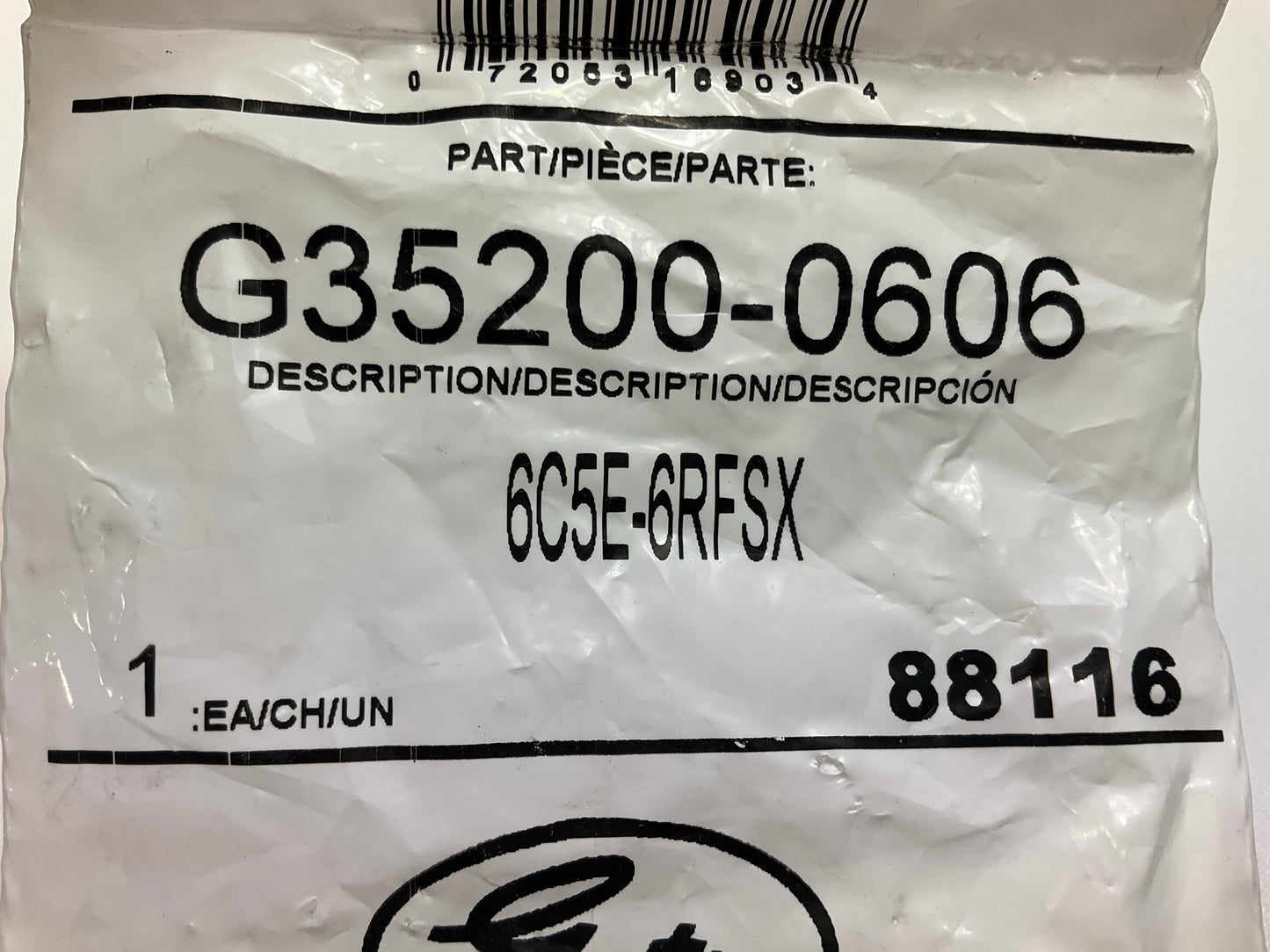 Gates G35200-0606 Female SAE 45° Flare Swivel Hydraulic Fitting, 5/16''