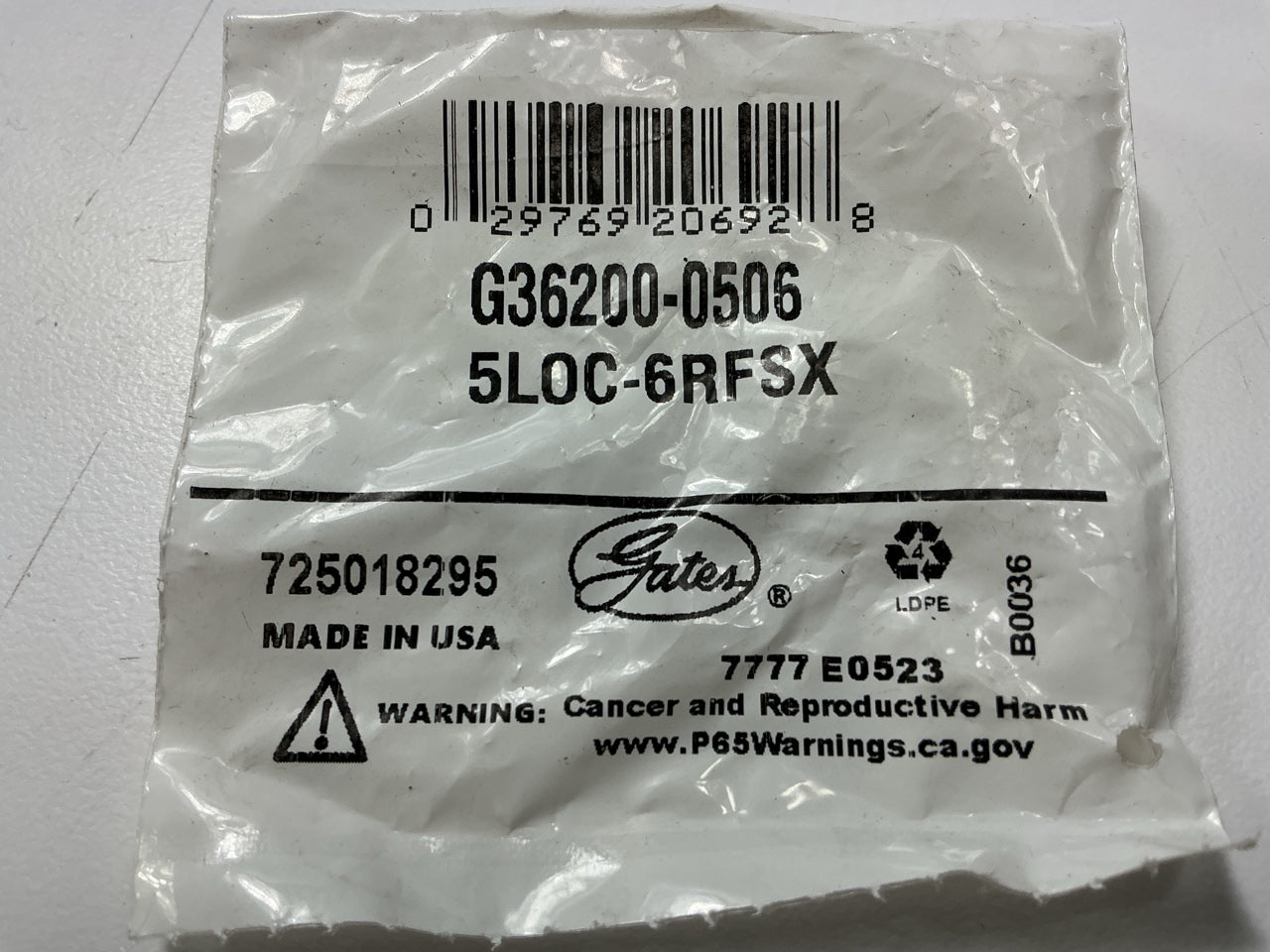 Gates G36200-0506 Female SAE 45° Flare Swivel Coupler 5/16'' Hose - 5/8-18 Thread