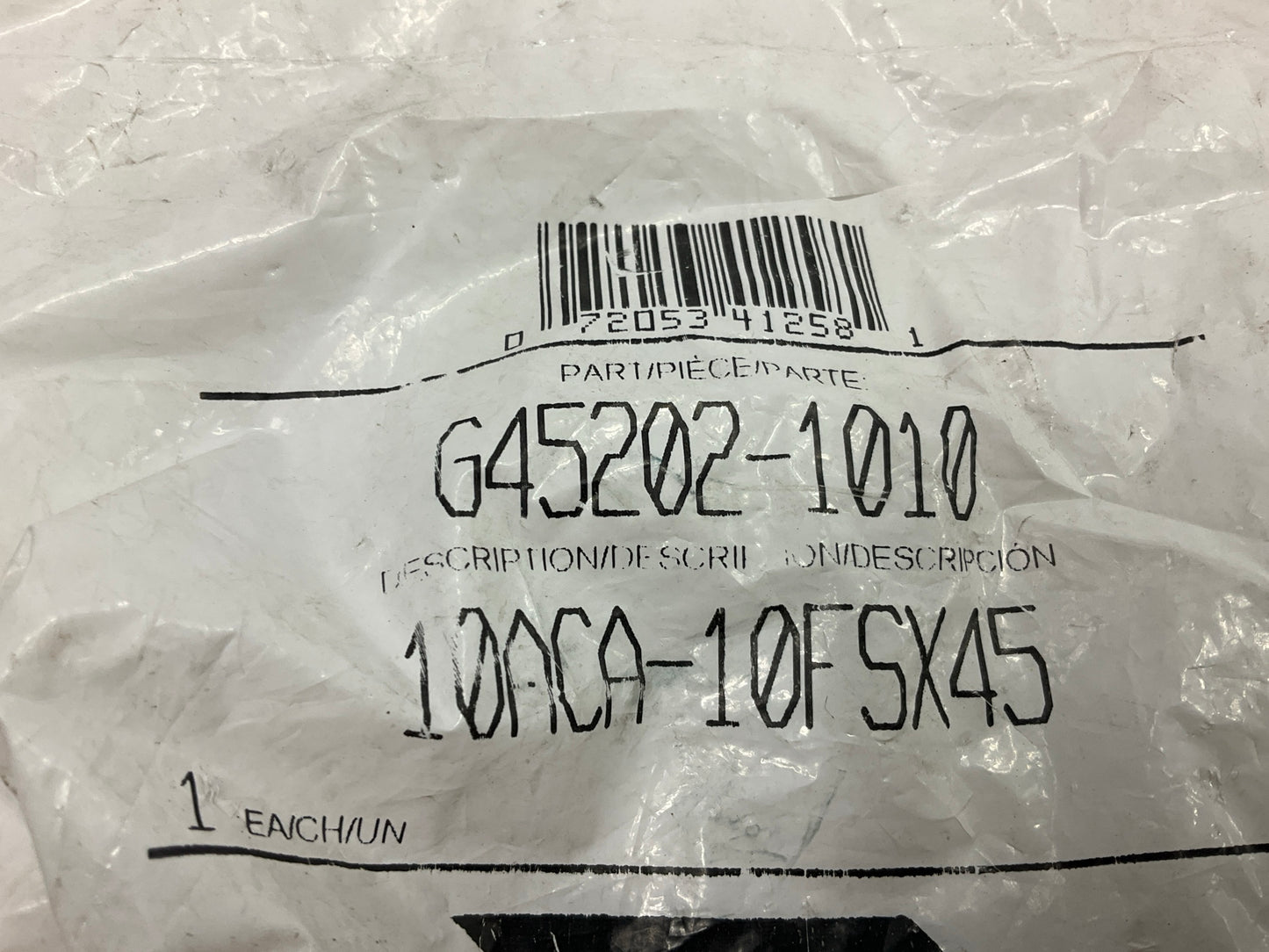 Gates G45202-1010 45° Tube Female SAE 45° Flare Swivel A/C Fitting, 1/2''