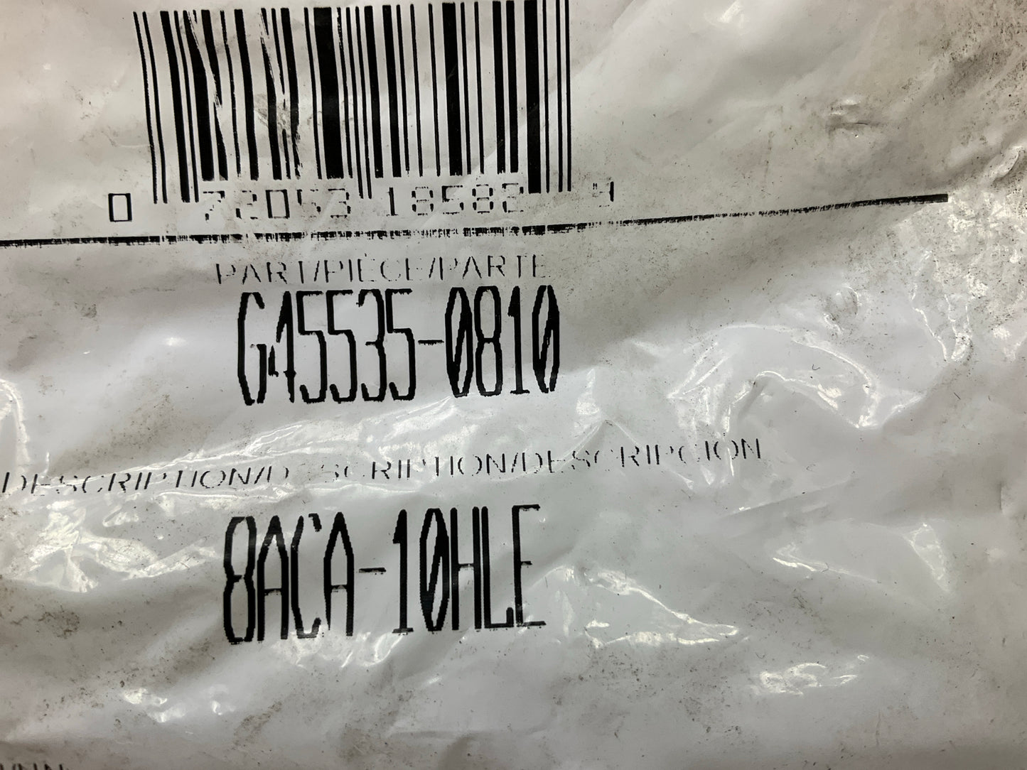 Gates G45535-0810 Aluminum A/C Hose Length Extender Fitting, 13/32'' - 8ACA-10HLE