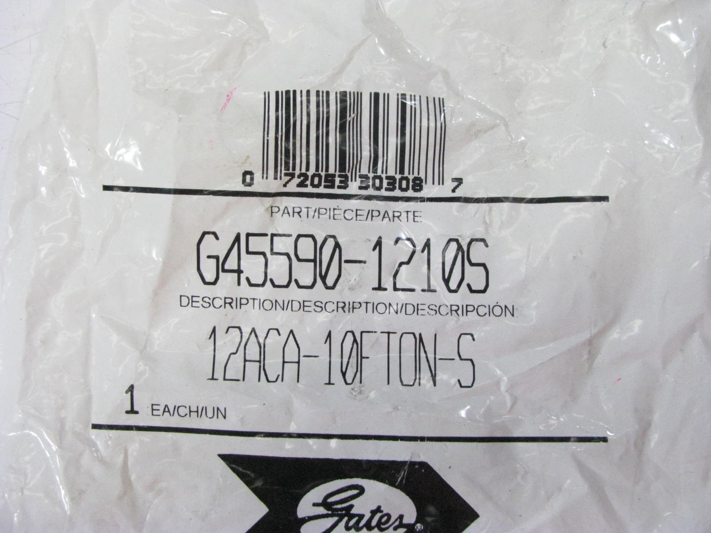 Gates G45590-1210S PolarSeal 5/8'' Steel Female SAE Tube O-Ring Swivel Coupling