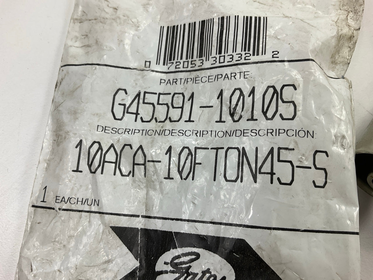 Gates G45591-1010S 45° Female SAE 1/2'' Tube O-Ring Nut Swivel Fitting