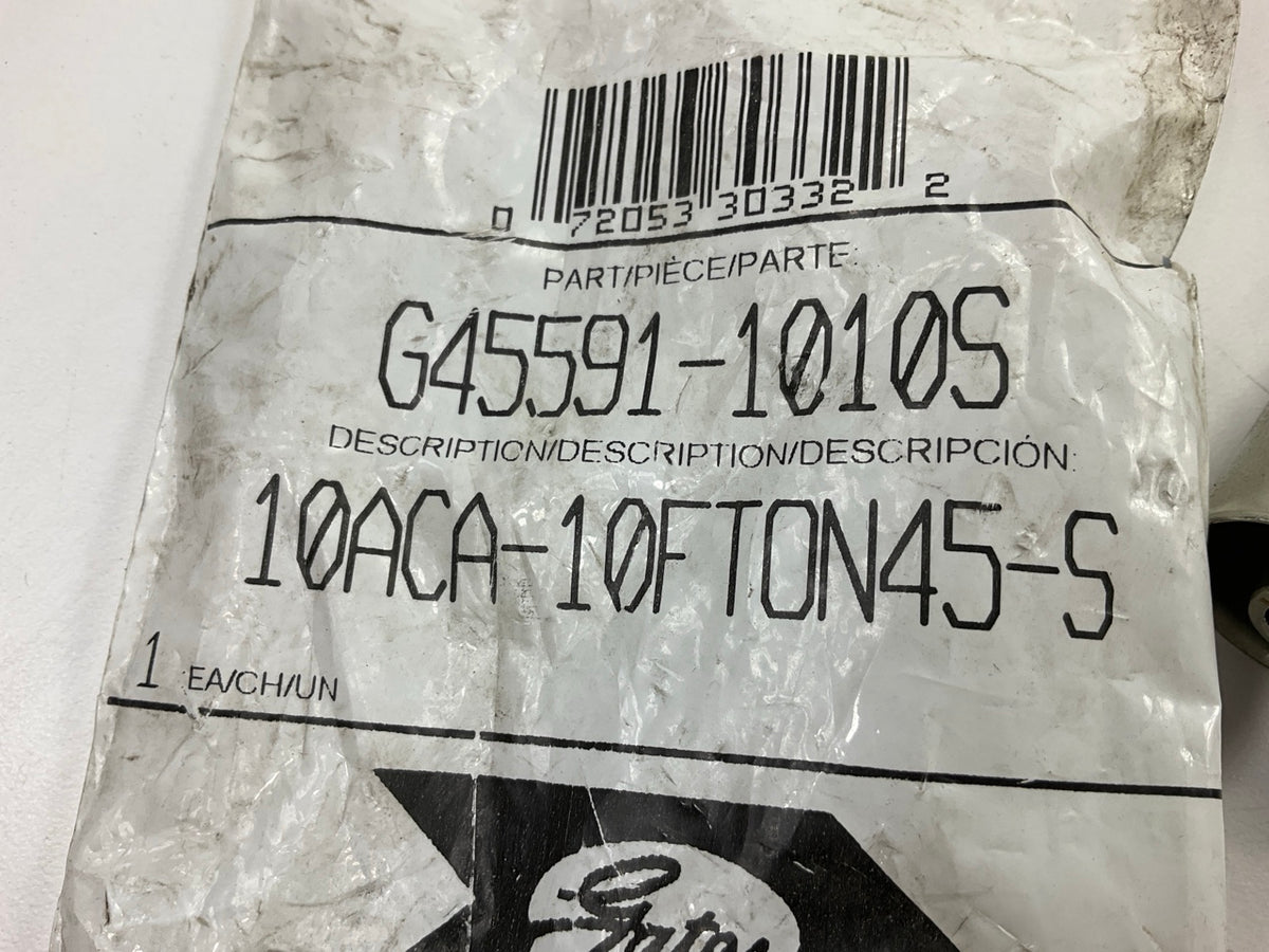 Gates G45591-1010S 45° Female SAE 1/2'' Tube O-Ring Nut Swivel Hydraulic Fitting