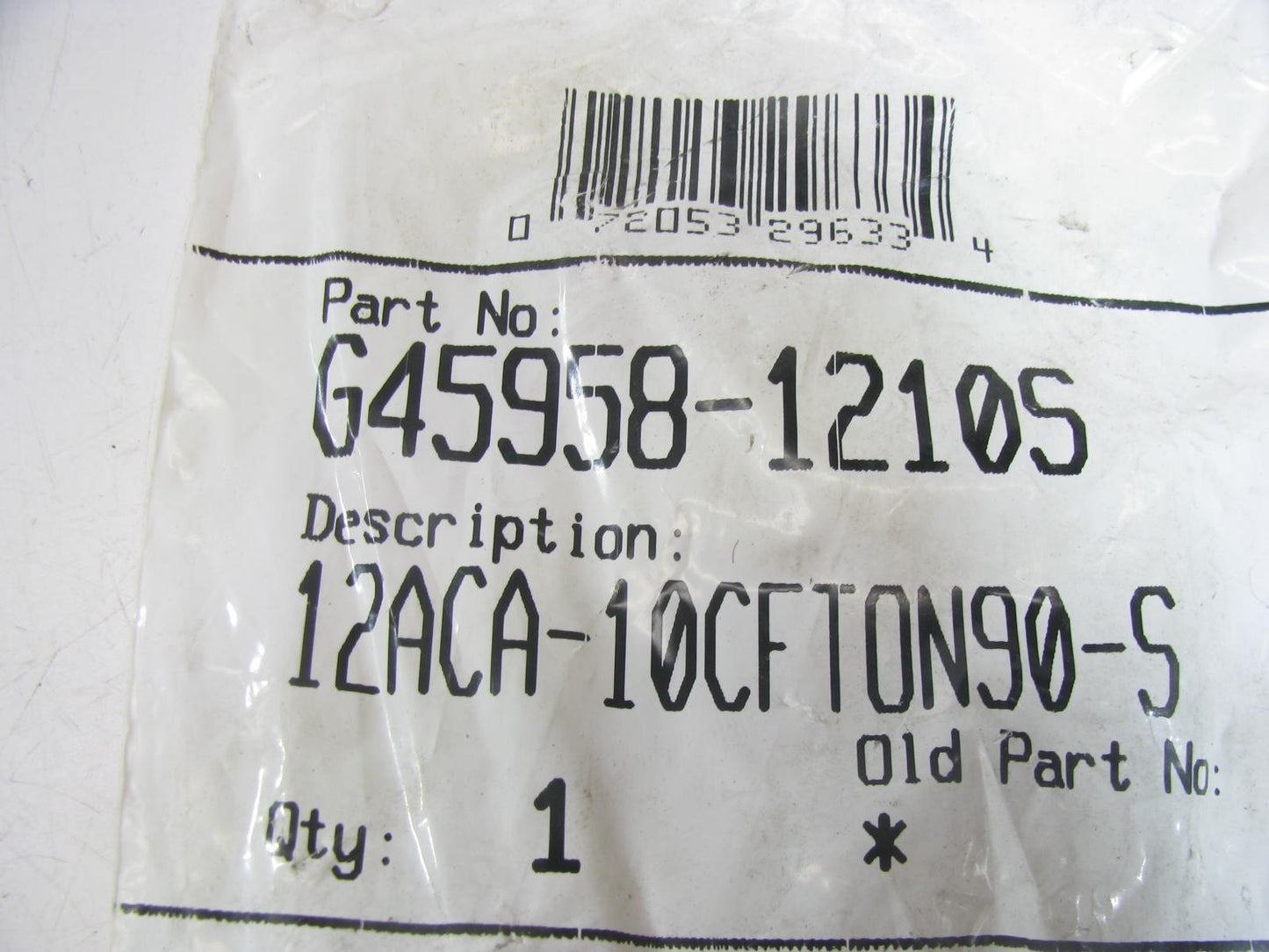 Gates G45958-1210S PolarSeal 5/8'' Compressor Female SAE Tube O-Ring Swivel 90°