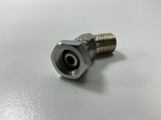 Gates G60142-0202 Male Pipe 1/8''-27 NPTF To Female Pipe 1/8''-27 Swivel NPSM 45°