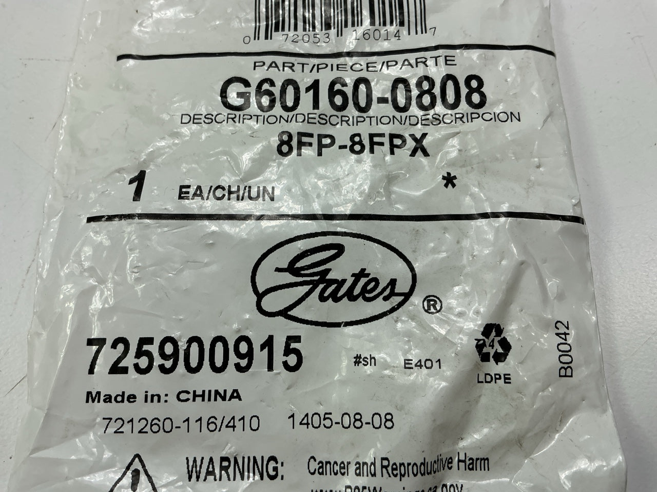 Gates G60160-0808 Female Pipe NPTF To Female Pipe Swivel NPSM, 1/2''-14 Thread