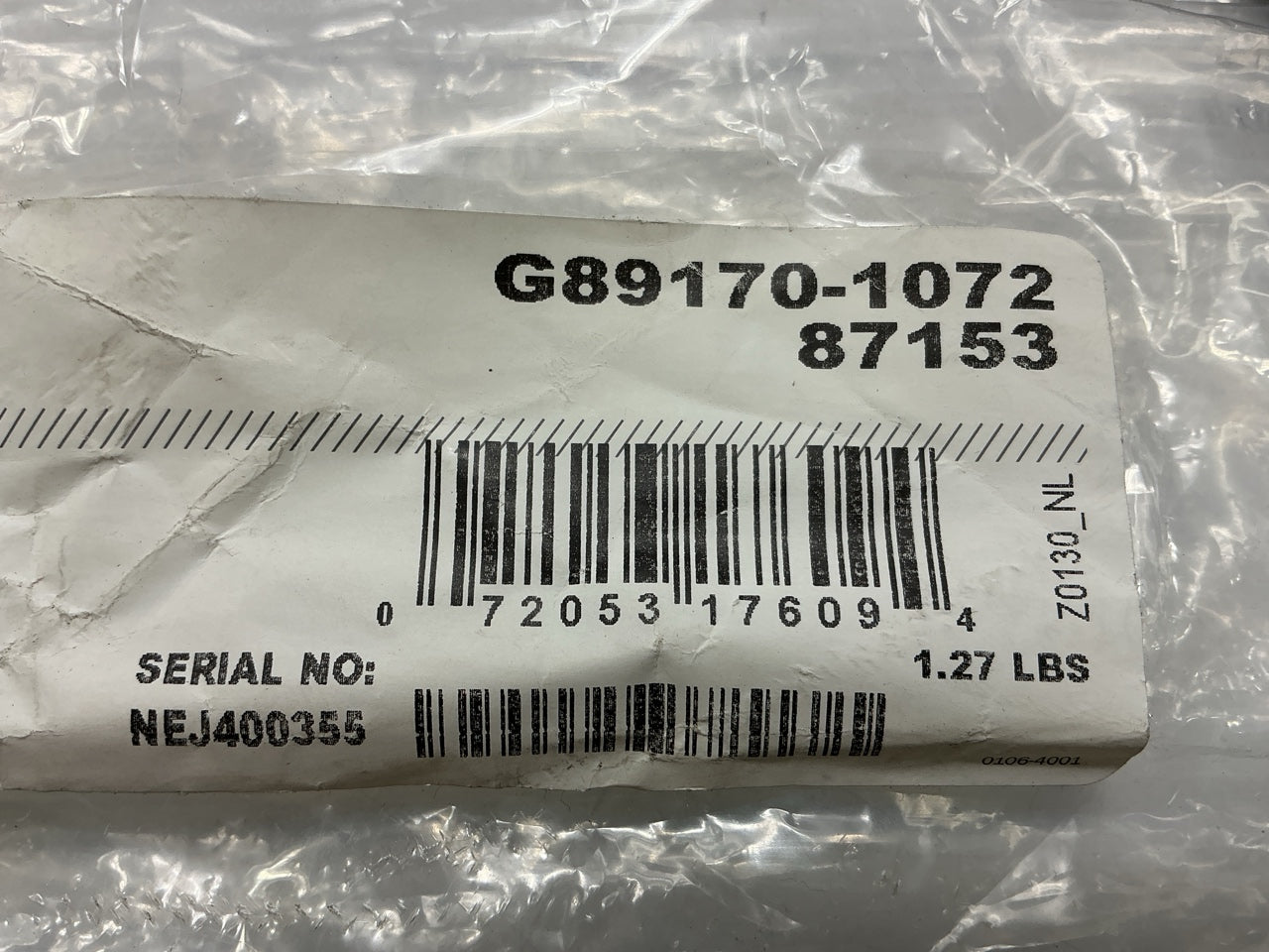 Gates G89170-1072 6' C14 Hydraulic Hose 1/2'' ID (2) Flare Swivel (FJSX) Couplers