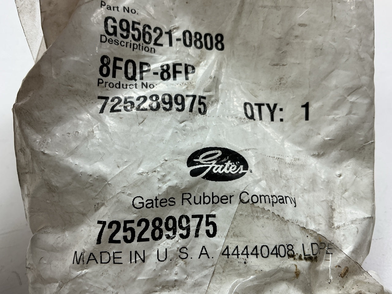 Gates G95621-0808 Female Poppet Valve To Female Pipe, 1/2-14 Thread