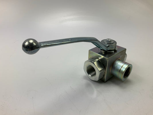 Gates G96210-1212 Female Pipe NPTF Three Way Block Style - 12FP-12FP-12FPBV