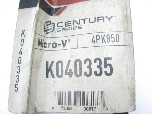 Gates K040335 Serpentine Belt - 0.56'' X 33.50'' - 4 Ribs