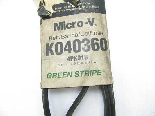 Gates K040360 Serpentine Belt - 0.56'' X 36.50'' - 4 Ribs