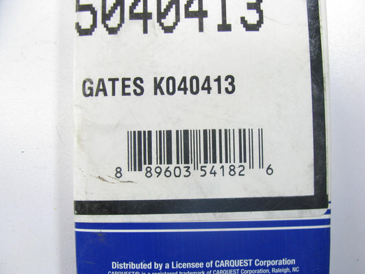 Gates K040413 Serpentine Belt - 0.56'' X 41.70'' - 4 Ribs