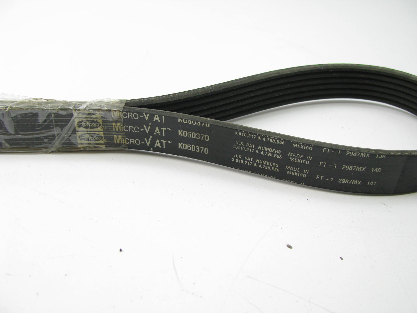 Gates K060370 Serpentine Belt - 0.84'' X 37.50'' - 6 Ribs
