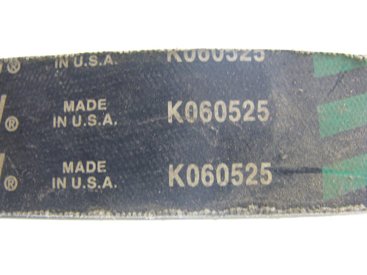 Gates K060525 Serpentine Belt - .807'' X 53.375'' - 6 Ribs