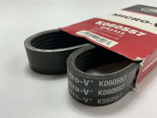 Gates K060557 Serpentine Belt OE Micro-V Belt, 13/16'' X 56-1/4'' - 6 Ribs