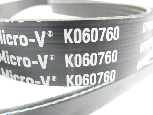 Gates K060760 Serpentine Belt - 0.84'' X 76.50'' - 6 Ribs