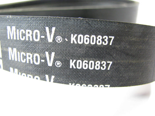 Gates K060837 Serpentine Belt - 0.84'' X 84.00'' - 6 Ribs
