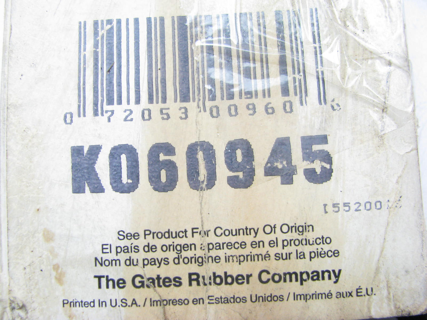 Gates K060945 Serpentine Belt
