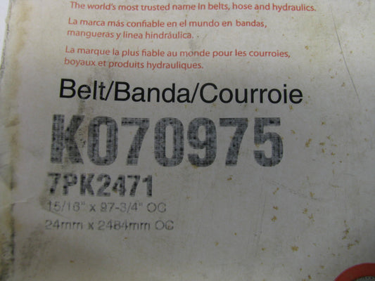 Gates K070975 Serpentine Belt
