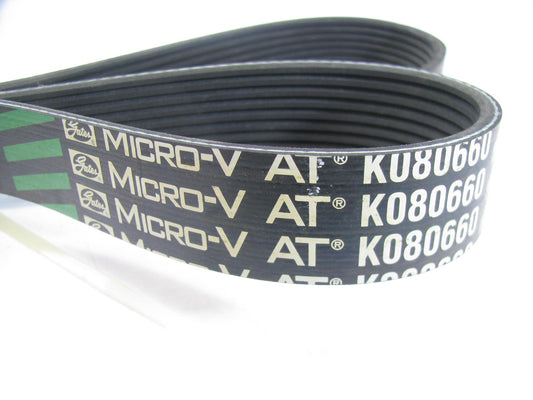 Gates K080660 Serpentine Belt - 1.12'' X 66.00'' - 8 Ribs