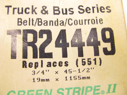 Gates TR24449 Accessory Drive Belt - 0.75'' X 45.58'' - 36 Degree