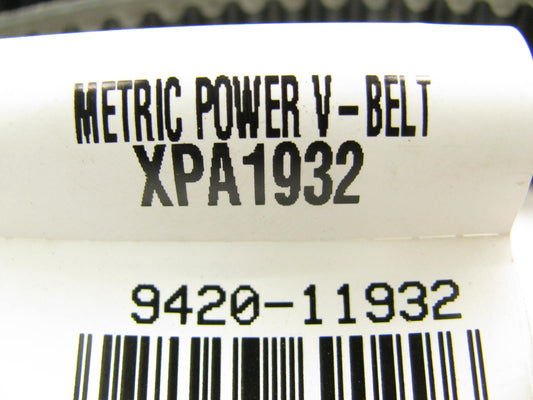 Gates XPA1932 Industrial Metric Accessory Drive V-Belt - 13mm X 1932mm