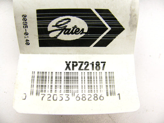 Gates XPZ2187 Metric Cogged Industrial Accessory Drive Belt - 10mm X 2187mm