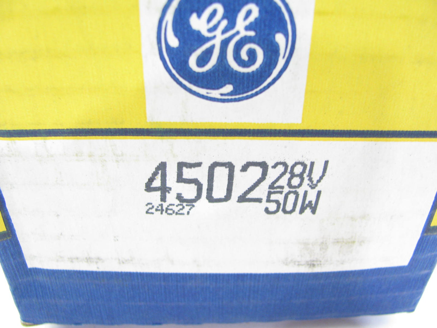 (1) GE # 4502 50W 28V PAR36 Fog Military Aircraft Sealed Beam Lamp Bulb Headlamp