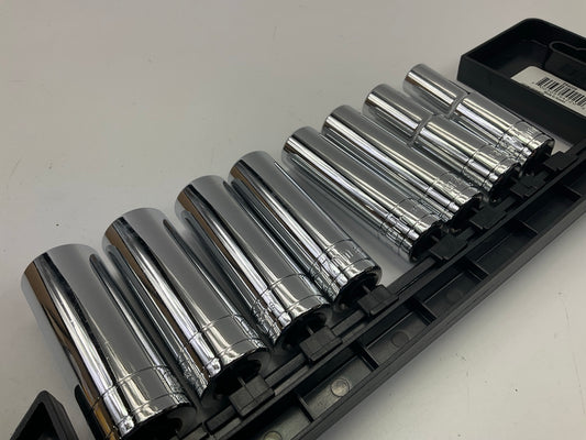 Gearhead GH4220 1/2'' Drive Metric Deep Socket Set - 9 Piece
