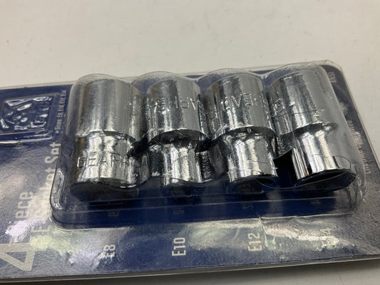 Gearhead GH4224 3/8'' Drive E-Socket Set - 4 Piece