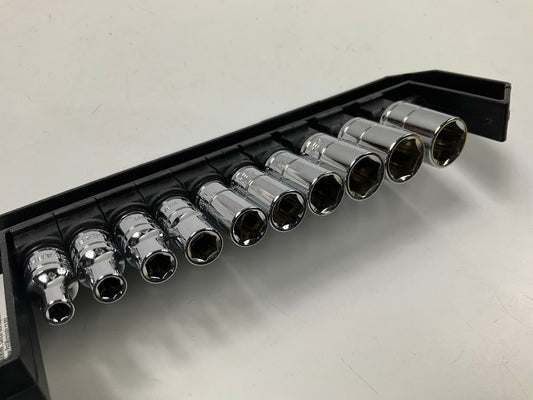 Gearhead GH4247 1/4'' Drive Metric Socket Set, 11-Piece